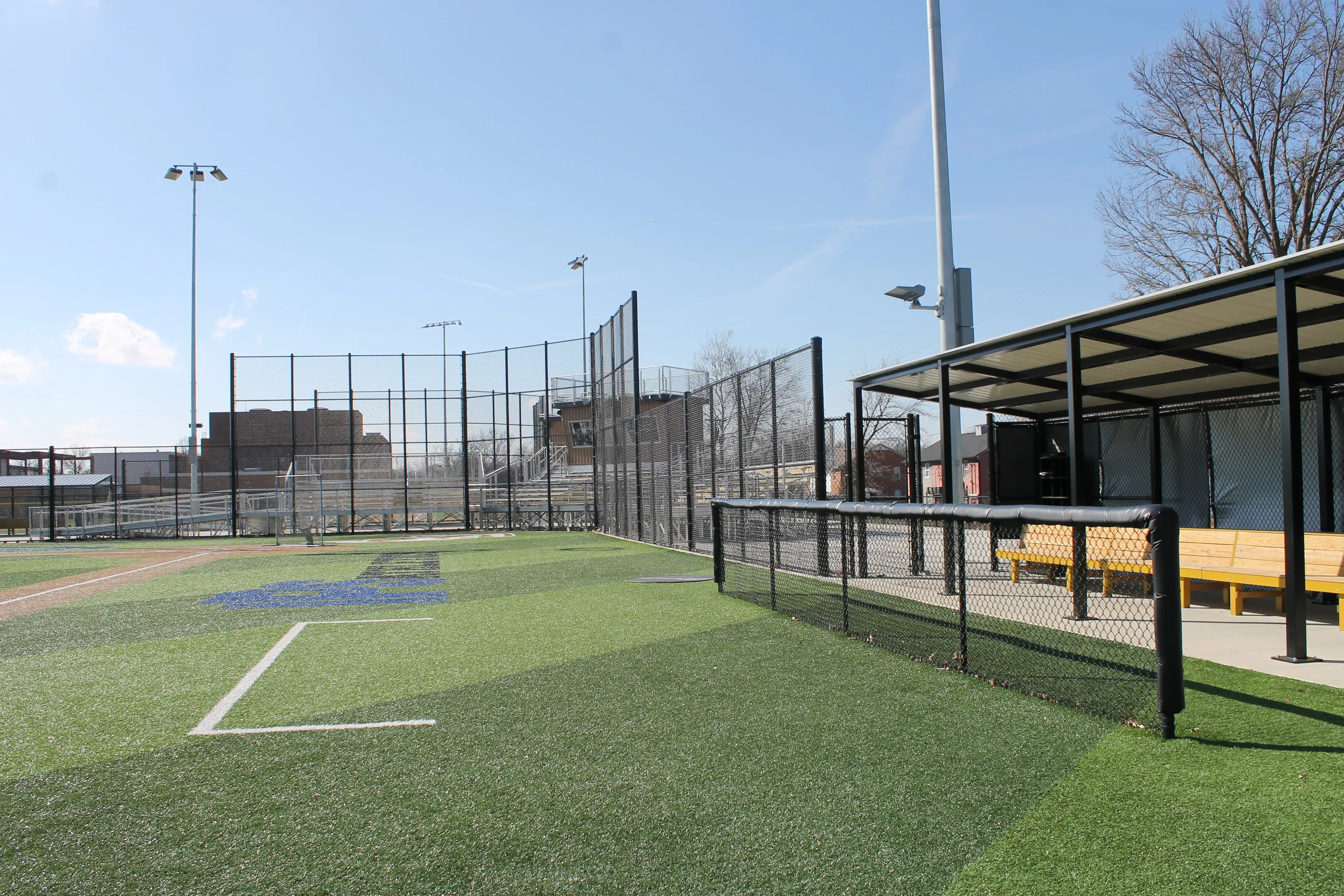 Arlington athletic fields with synthetic turf