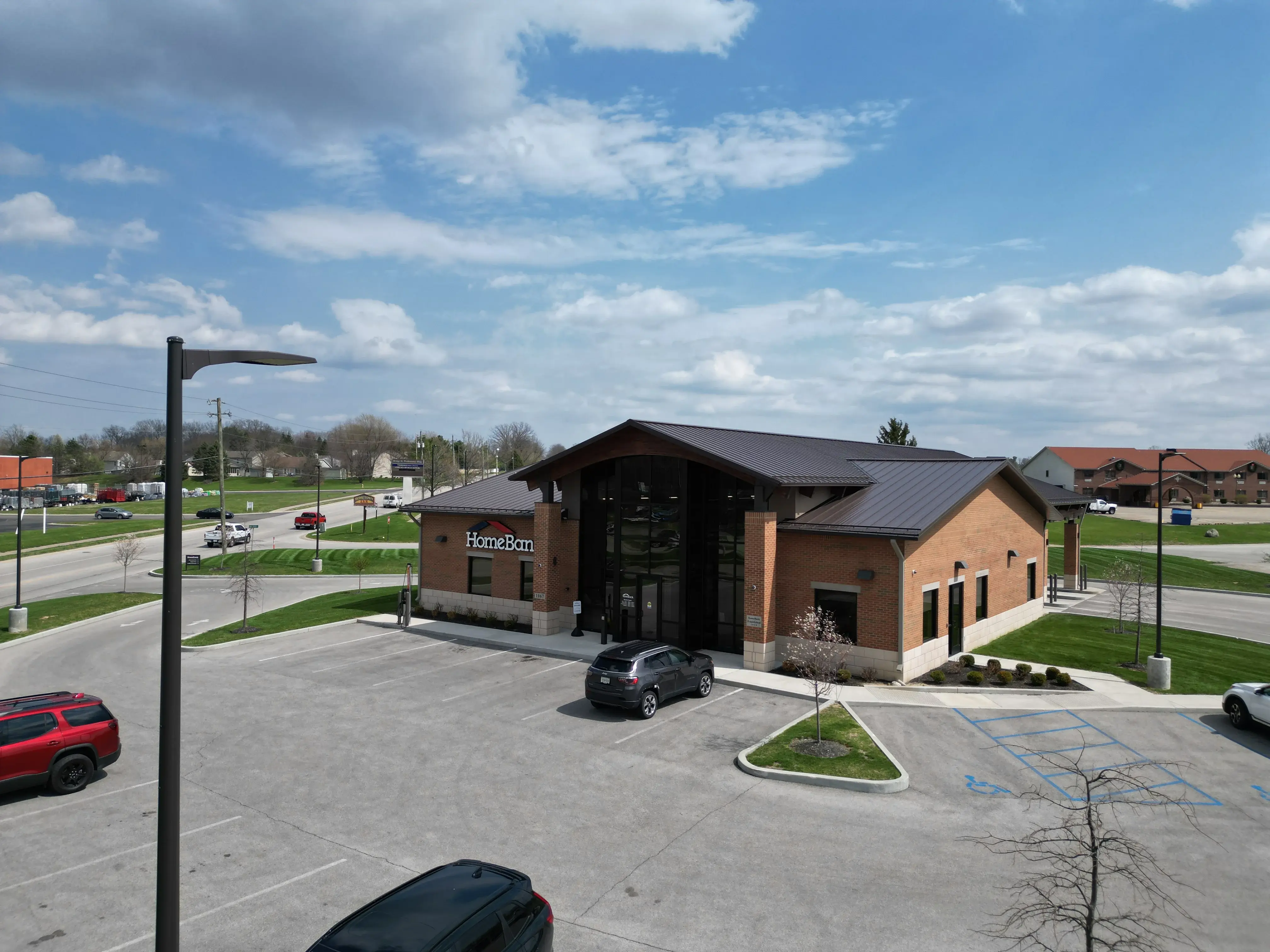 Home Bank branch construction, Central Indiana