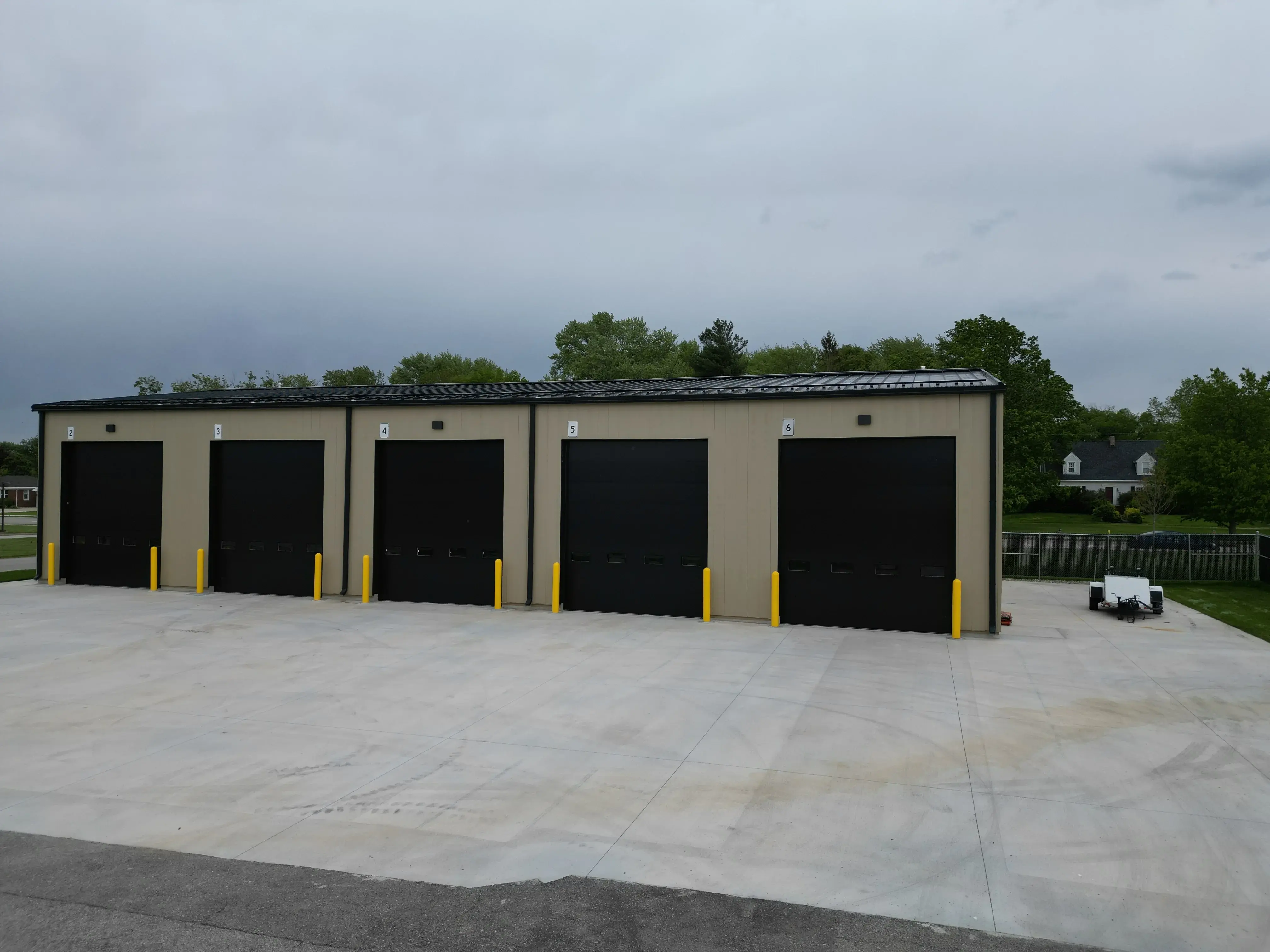 INDOT research garage construction