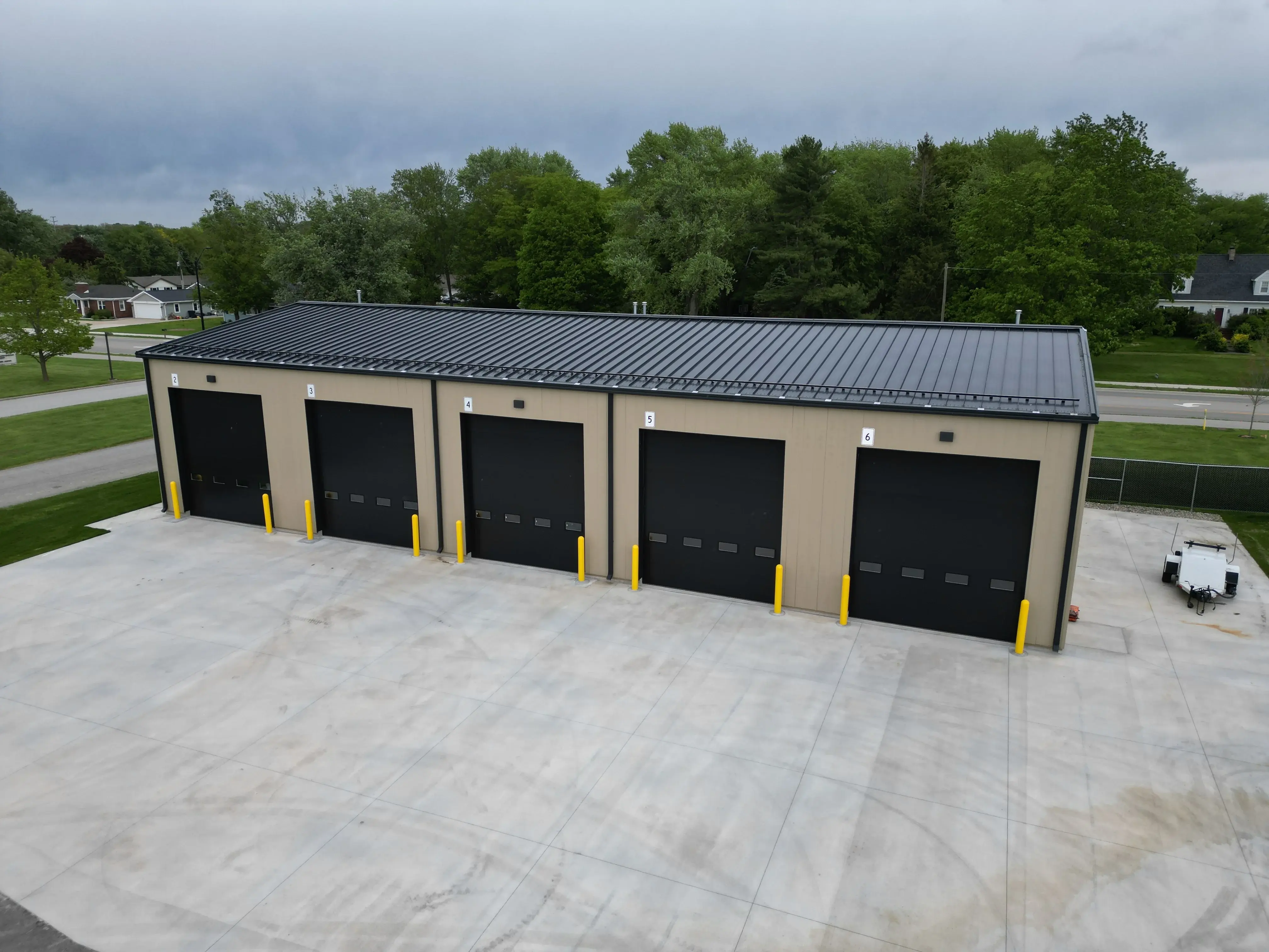 INDOT research garage structure