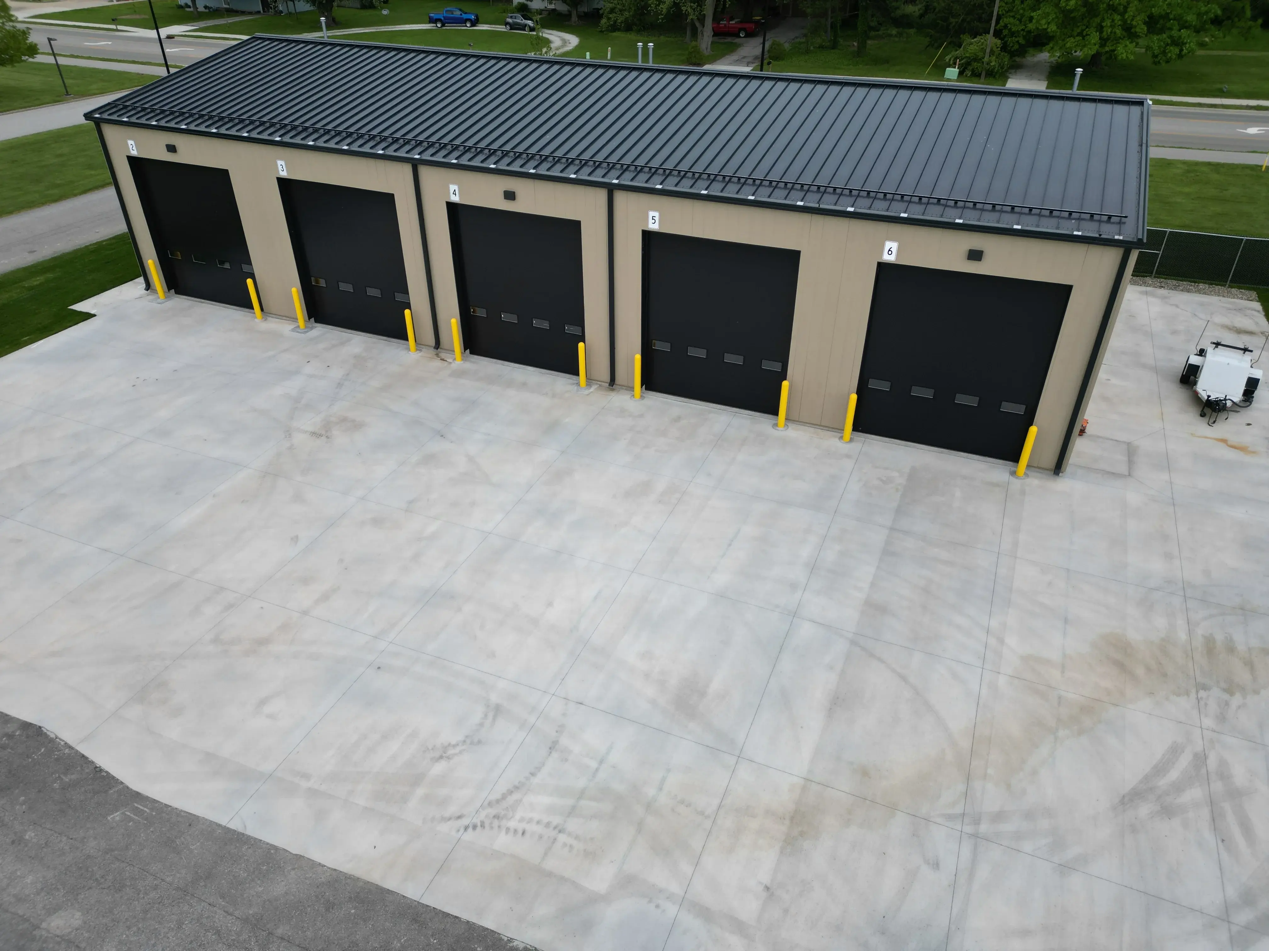 INDOT research garage building systems