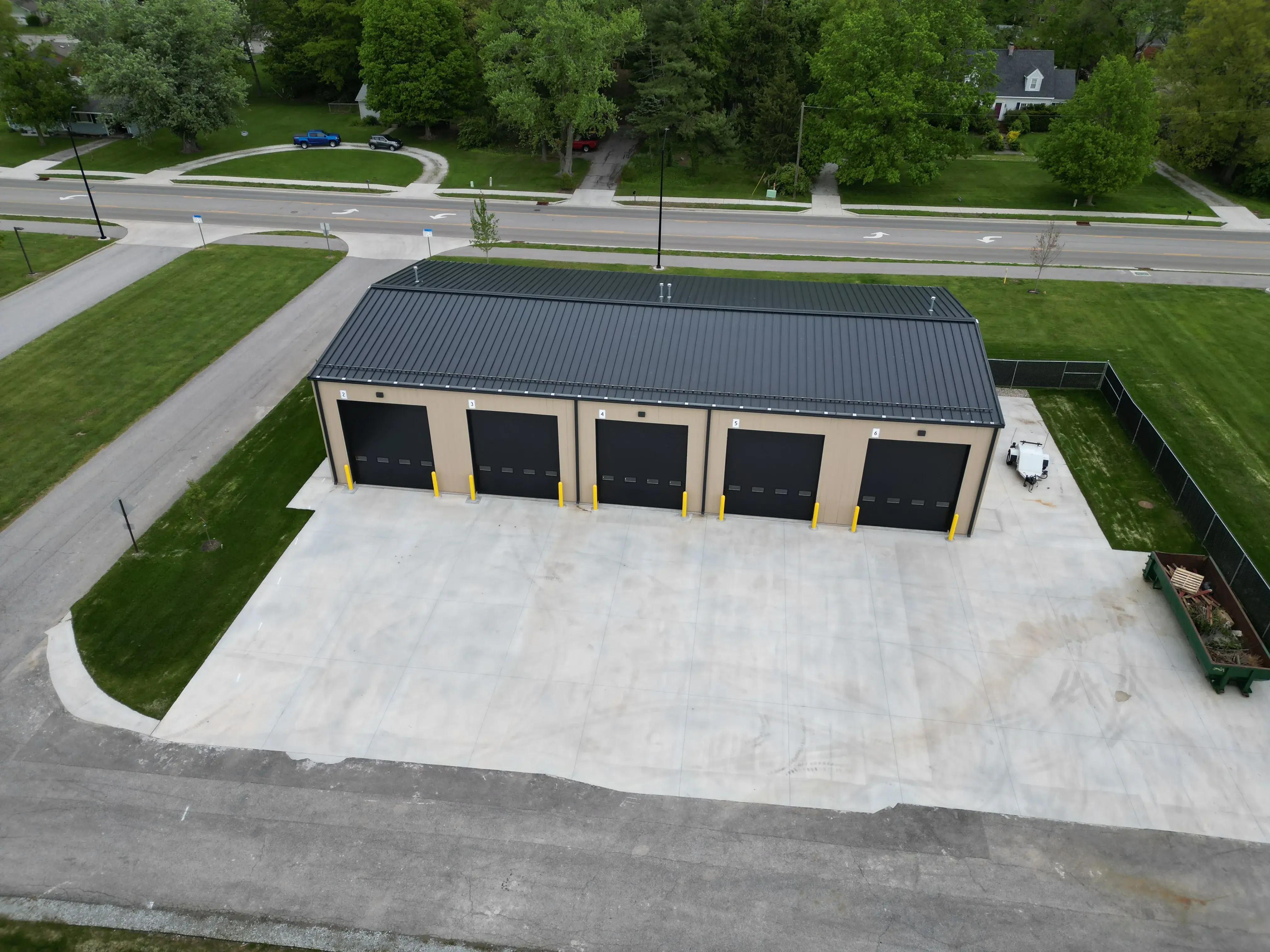 INDOT research garage interior