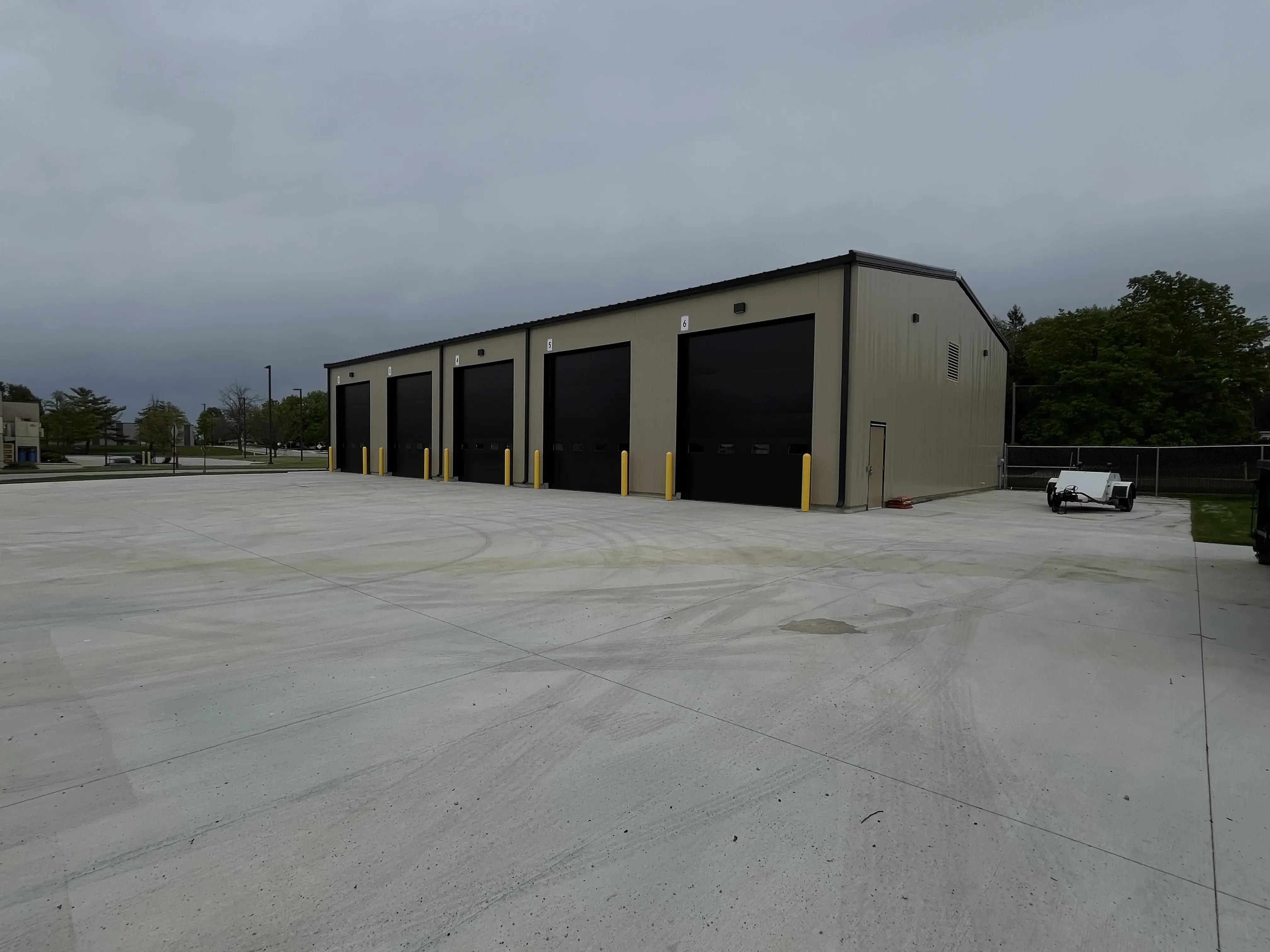 INDOT research garage site work