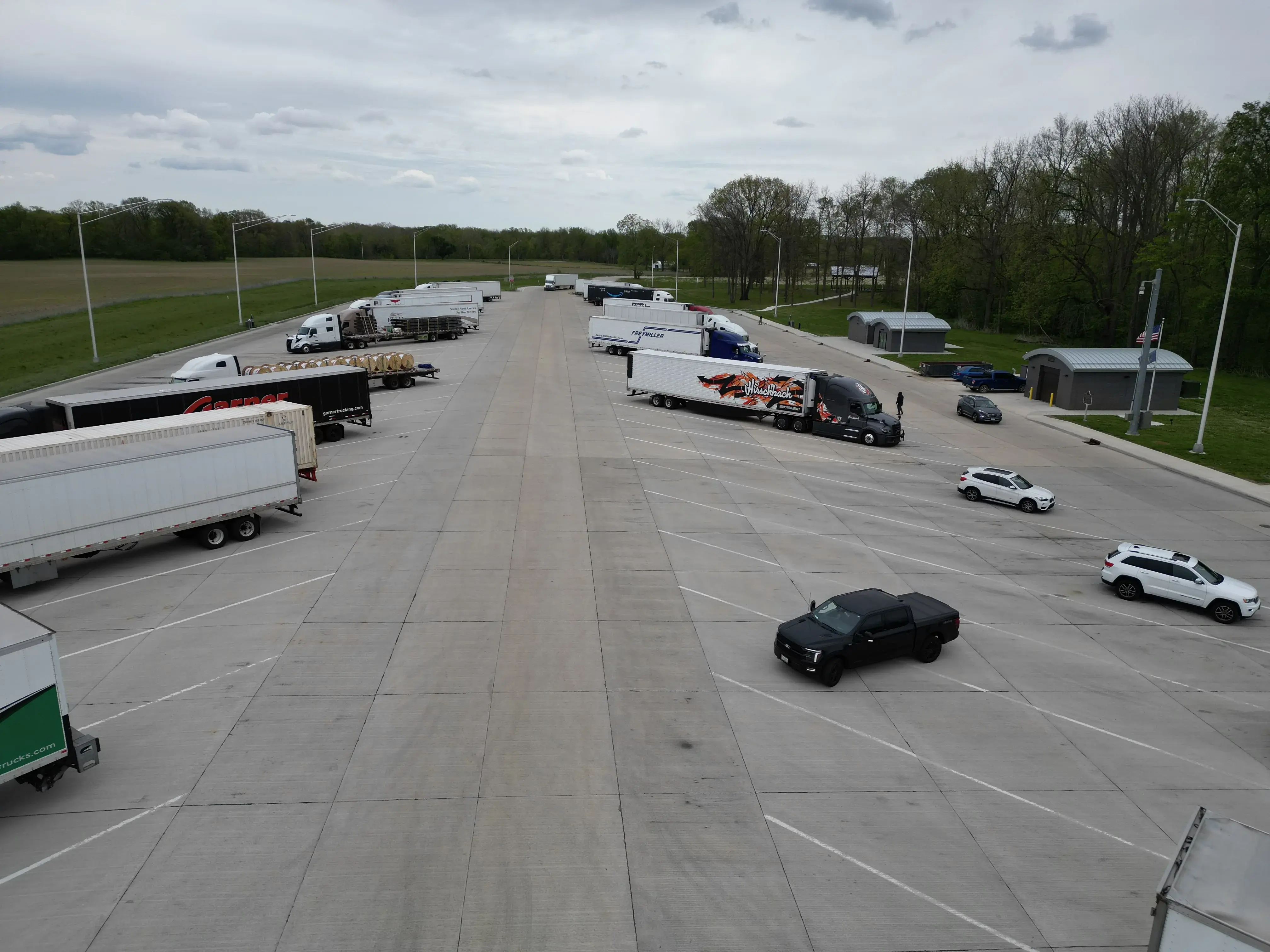 Lebanon truck stop and travel center construction, Lebanon, Indiana